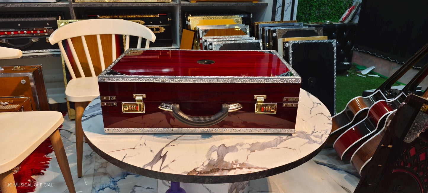 GERMAN JUBILATE ORIGINAL Reed 2Line Harmonium.. Mahagony glossy finish