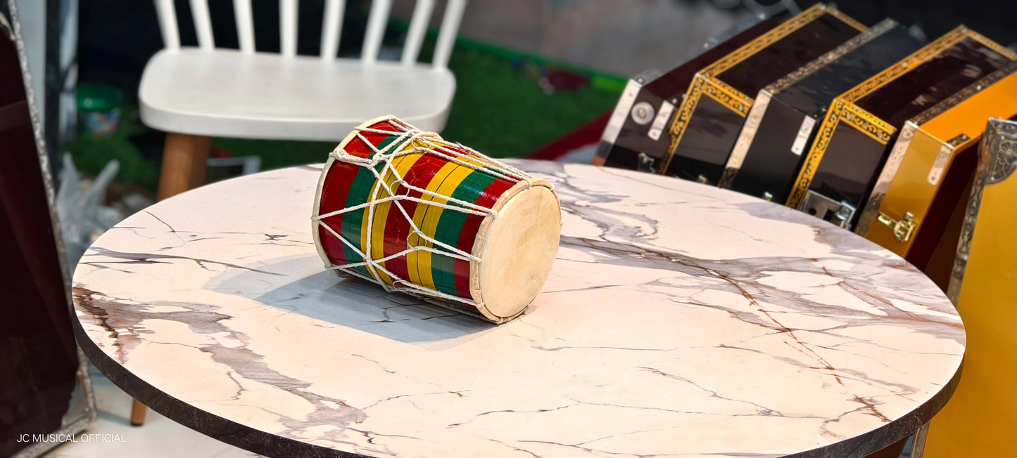 Hand Made Colorful Indian Mini Dholak Drum| Dholki Damru