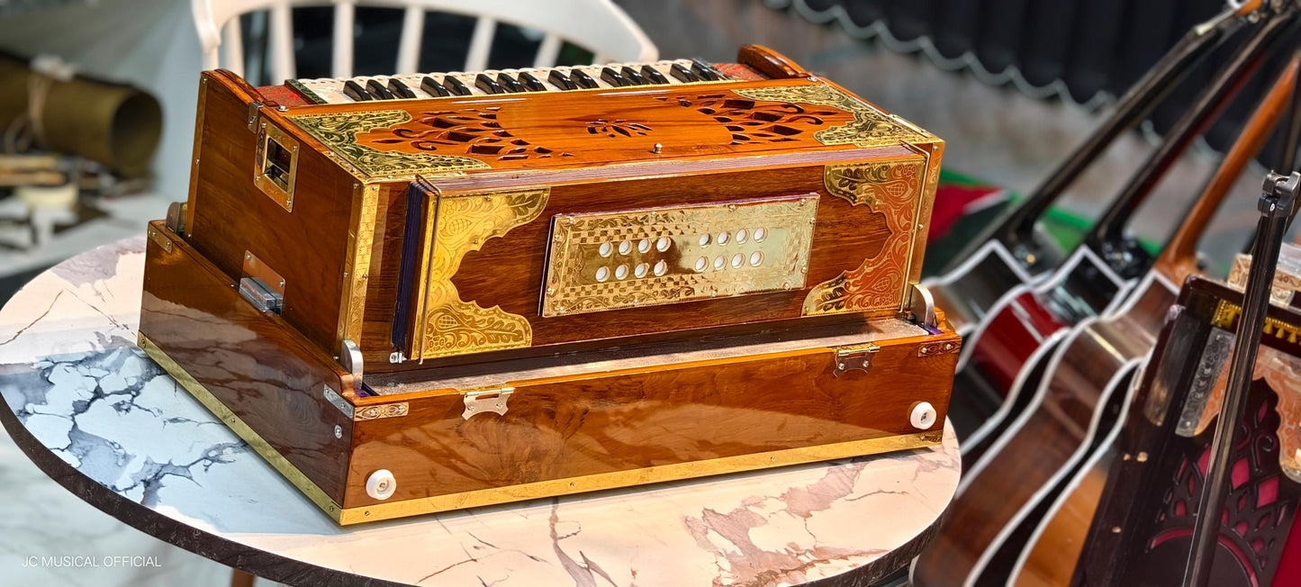 3LINE 9SCALE CHANGER PROFESSIONAL Wooden colour with premium golden brass decoration