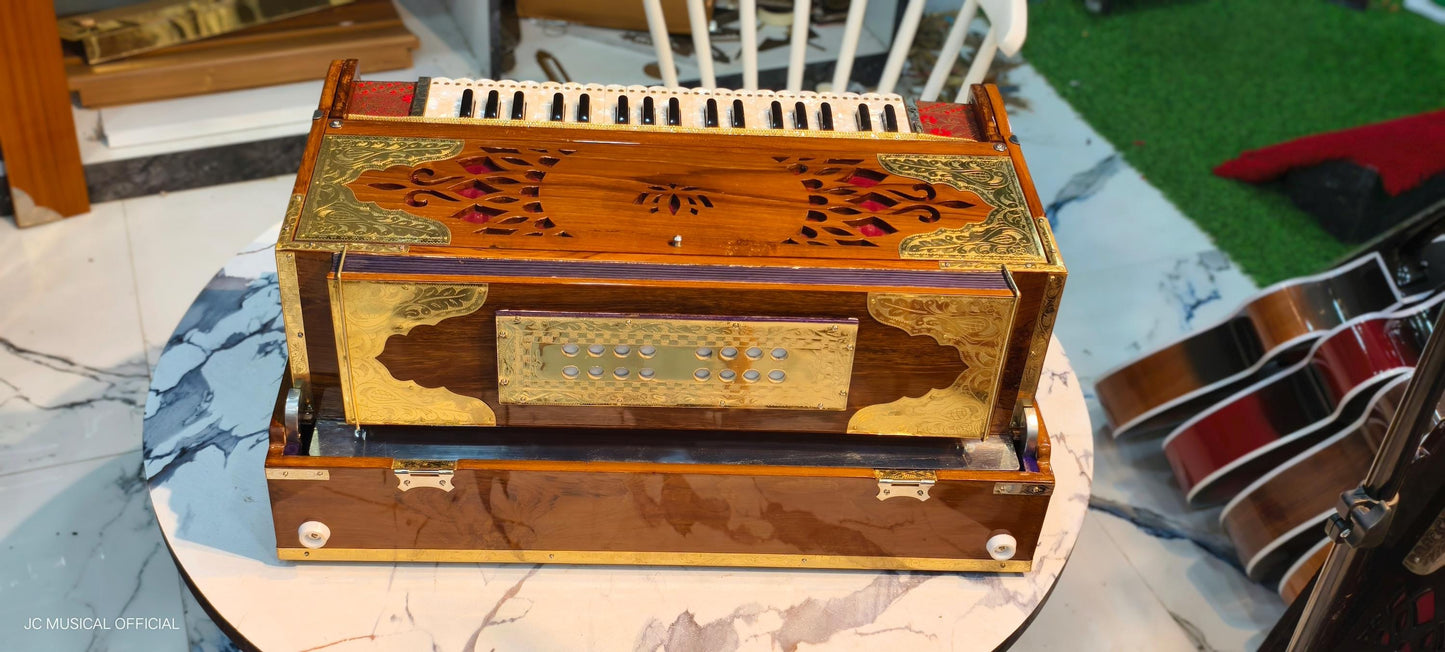 3LINE 9SCALE CHANGER PROFESSIONAL Wooden colour with premium golden brass decoration