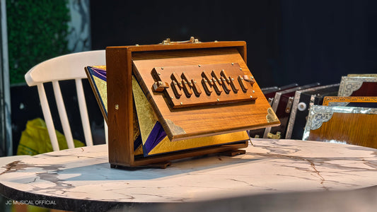 SHRUTI BOX 1LINE with all wooden premium accessories..C TO C..9×12inch