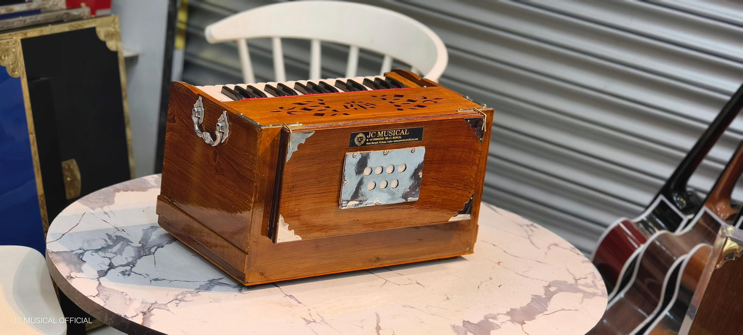 MINI HARMONIUM 2LINE Professional model standing body teakwood body glossy finish