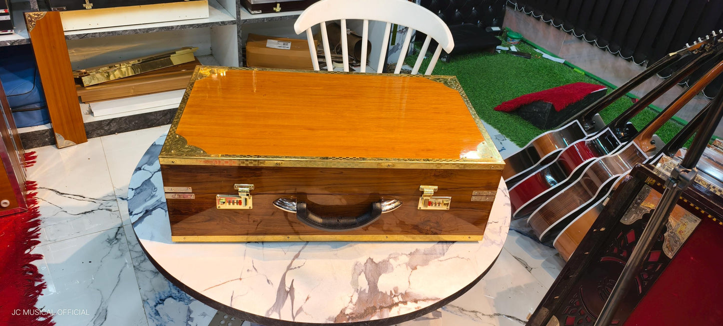 3LINE 9SCALE CHANGER PROFESSIONAL Wooden colour with premium golden brass decoration