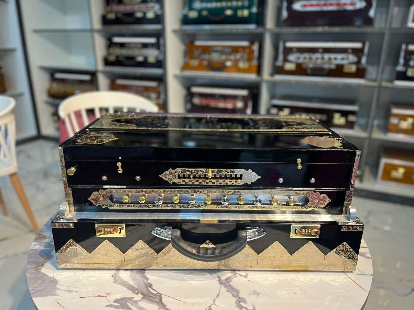 4line 13scale changer harmonium customised model with custom nameplate premium segment