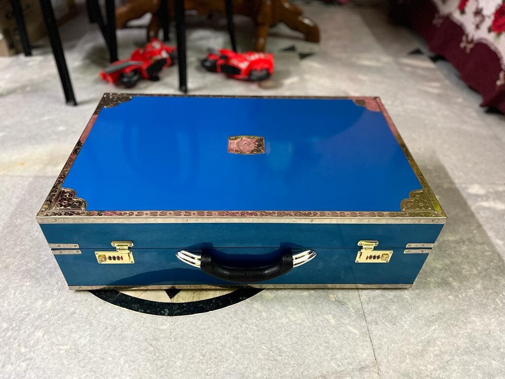 4line 13scale metalic sky blue with custom nameplate