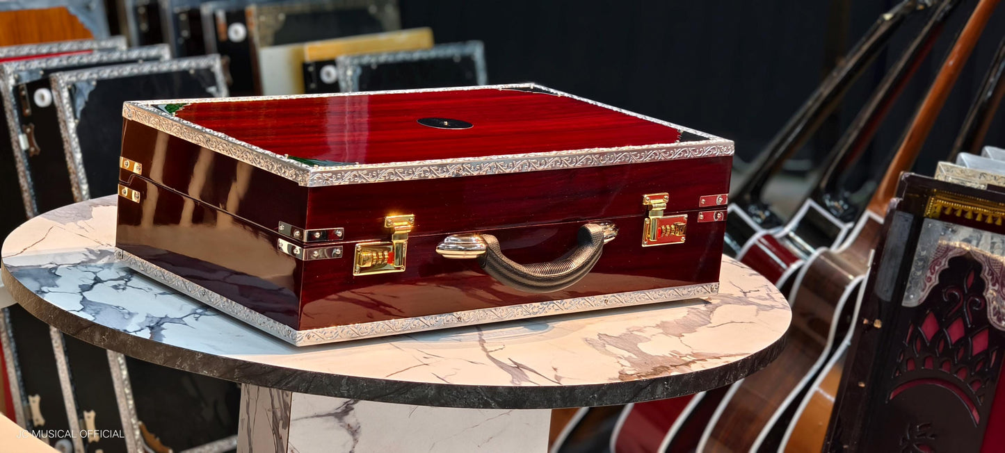GERMAN JUBILATE ORIGINAL Reed 2Line Harmonium.. Mahagony glossy finish