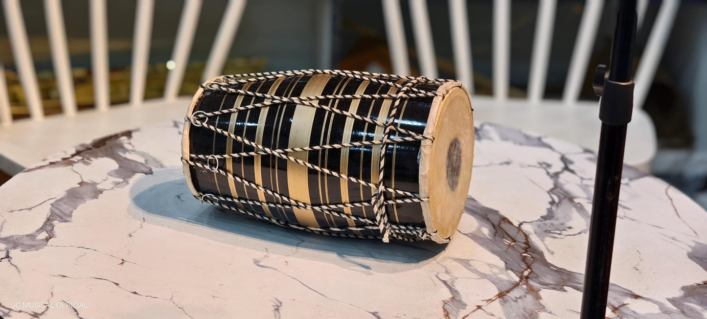 DHOLAK INDIAN Rope and Ring tuning system for mini size ideal bor beginners and kids