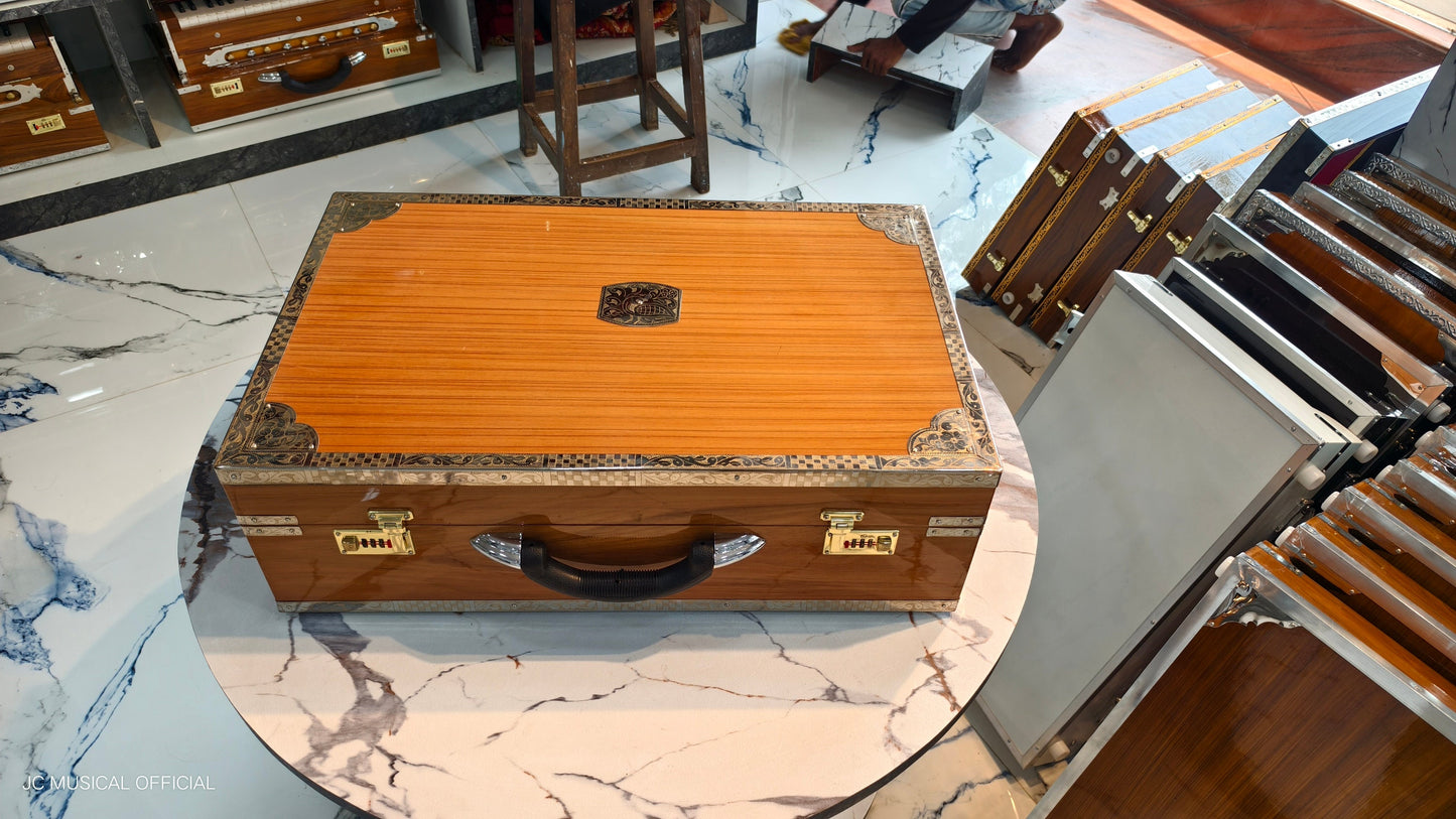 3line 9scale changer professional model teak wooden colour with customised nameplate