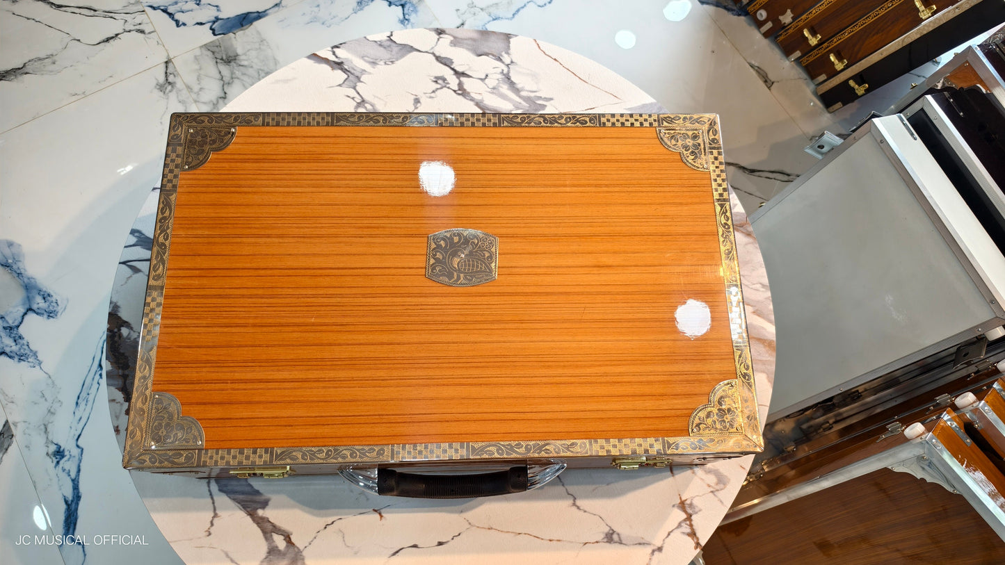3line 9scale changer professional model teak wooden colour with customised nameplate