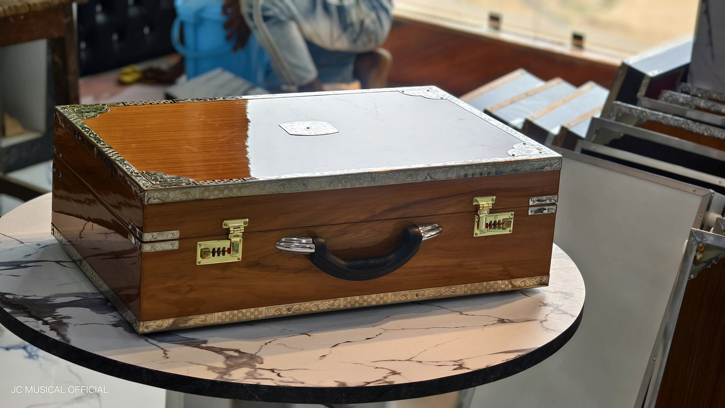 3line 9scale changer professional model teak wooden colour with customised nameplate