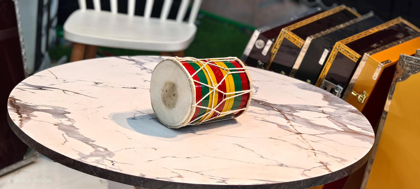 Hand Made Colorful Indian Mini Dholak Drum| Dholki Damru