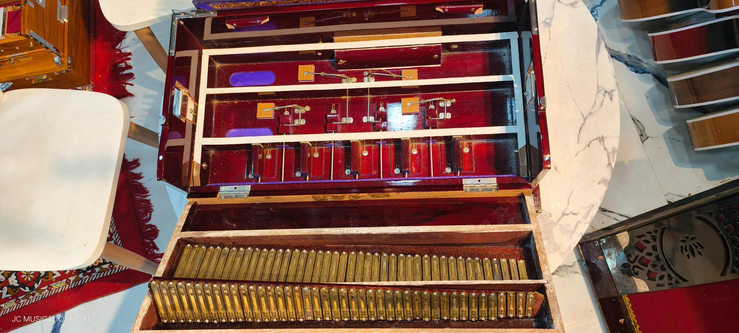 GERMAN JUBILATE ORIGINAL Reed 2Line Harmonium.. Mahagony glossy finish