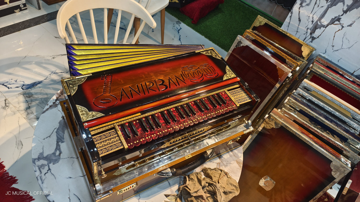 3line 9scale changer limited RED edition with SUNBURST colour and custom nameplate