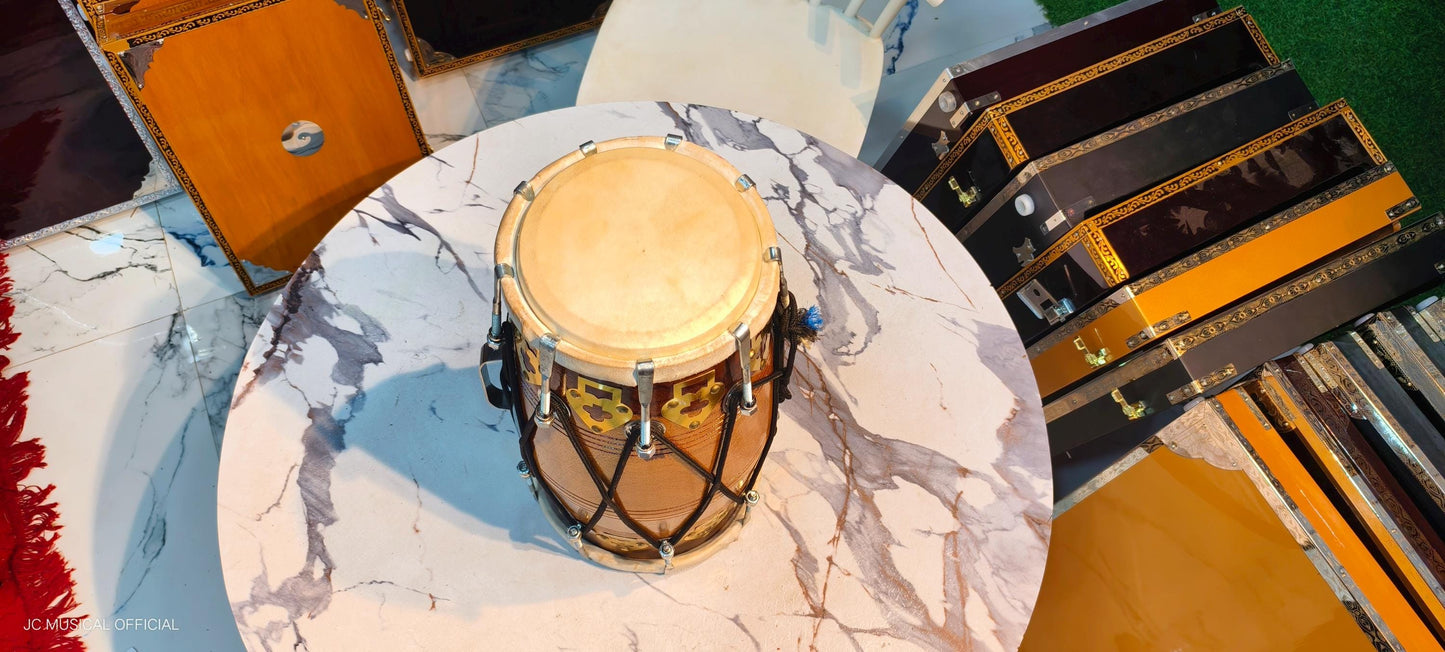 PROFESSIONAL DHOLAK With 100% pure sheesham wood nuts bolt system