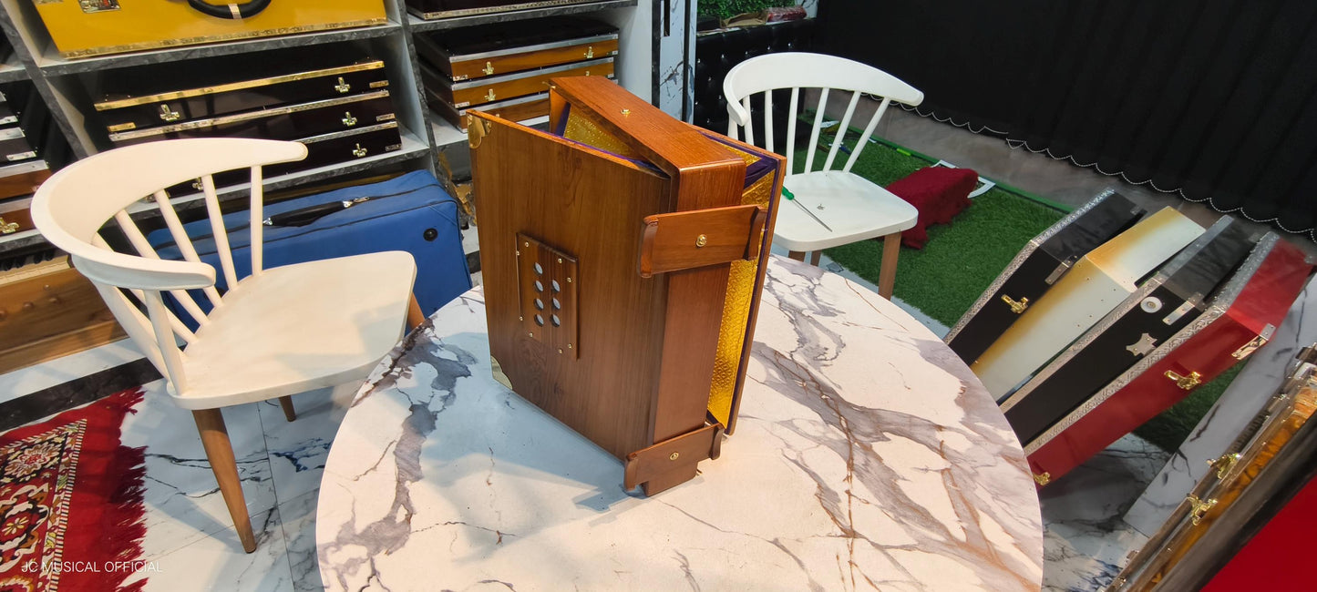 2LINE SHRUTI BOX premium quality with wooden accessories