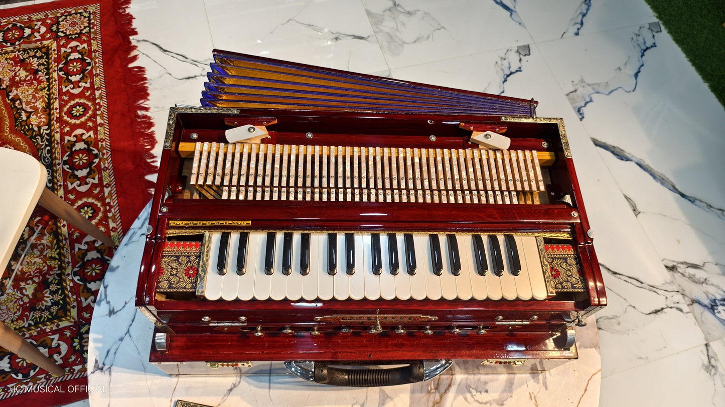 3line 9scale changer professional model cherry mahgani colour with customised nameplate cutting facility