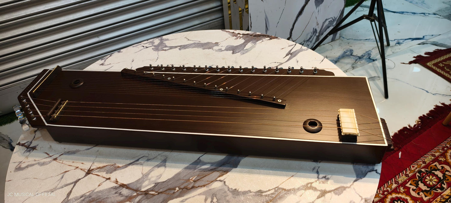 SWARSAMGAM| SWARMANDAL+TANPURA|Wallnut oak Brown colour mat finish