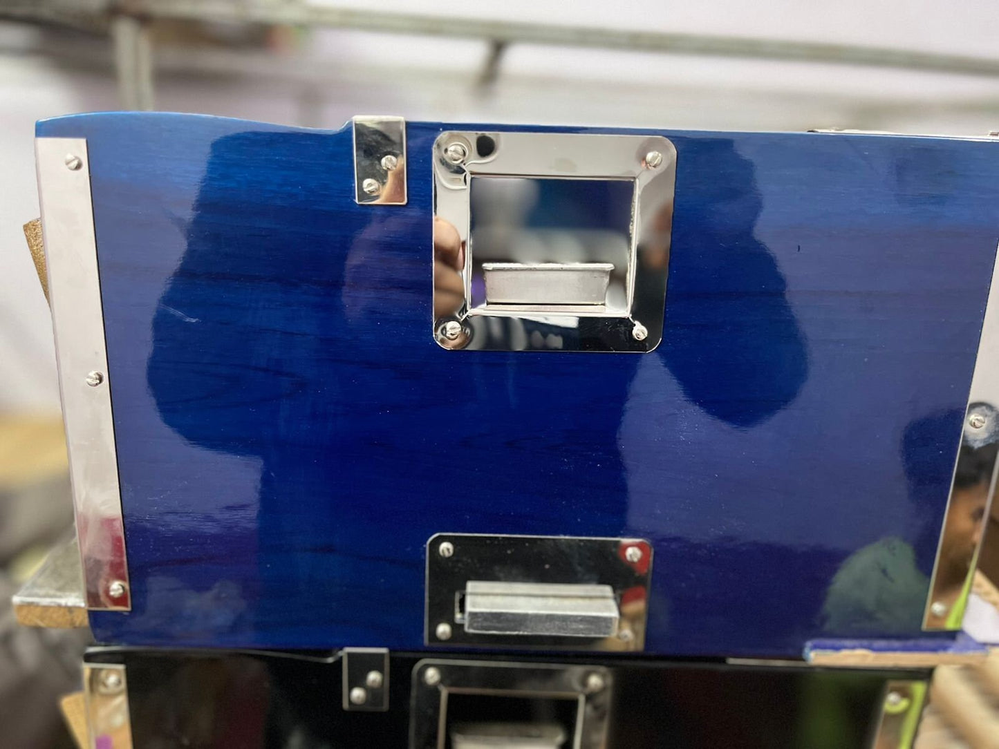 3line 13scale changer plamand blue with customised nameplate