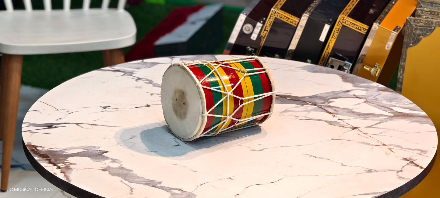 Hand Made Colorful Indian Mini Dholak Drum| Dholki Damru