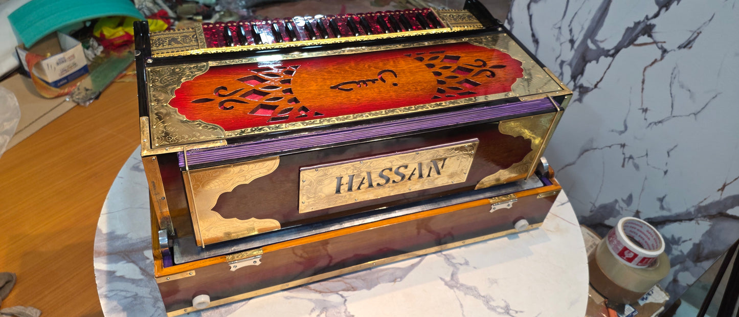 4line 13scale changer Sunburst glossy finish full brass decoration (original German jubilate reeds)customised name cutting