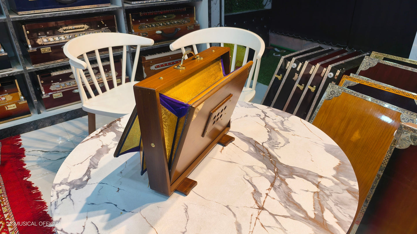 SHRUTI BOX 1LINE with all wooden premium accessories..C TO C..16×12inch big size