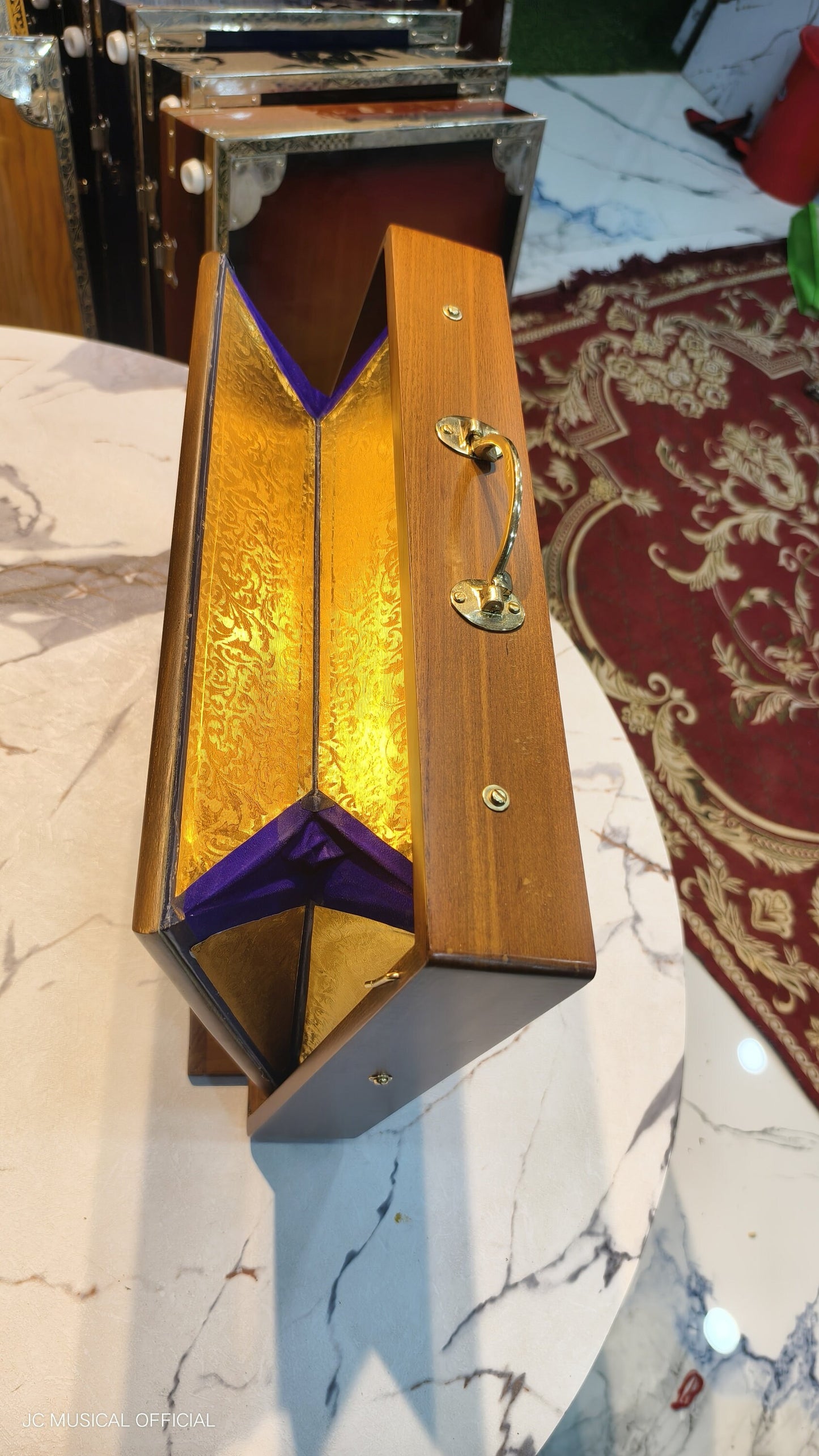 SHRUTI BOX 1LINE with all wooden premium accessories..C TO C..16×12inch big size
