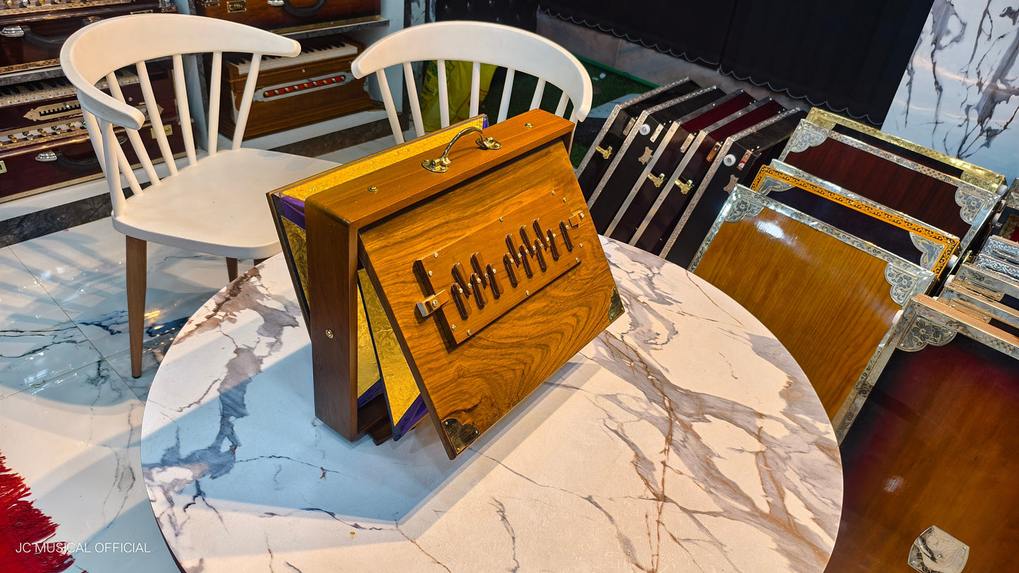 SHRUTI BOX 1LINE with all wooden premium accessories..C TO C..16×12inch big size