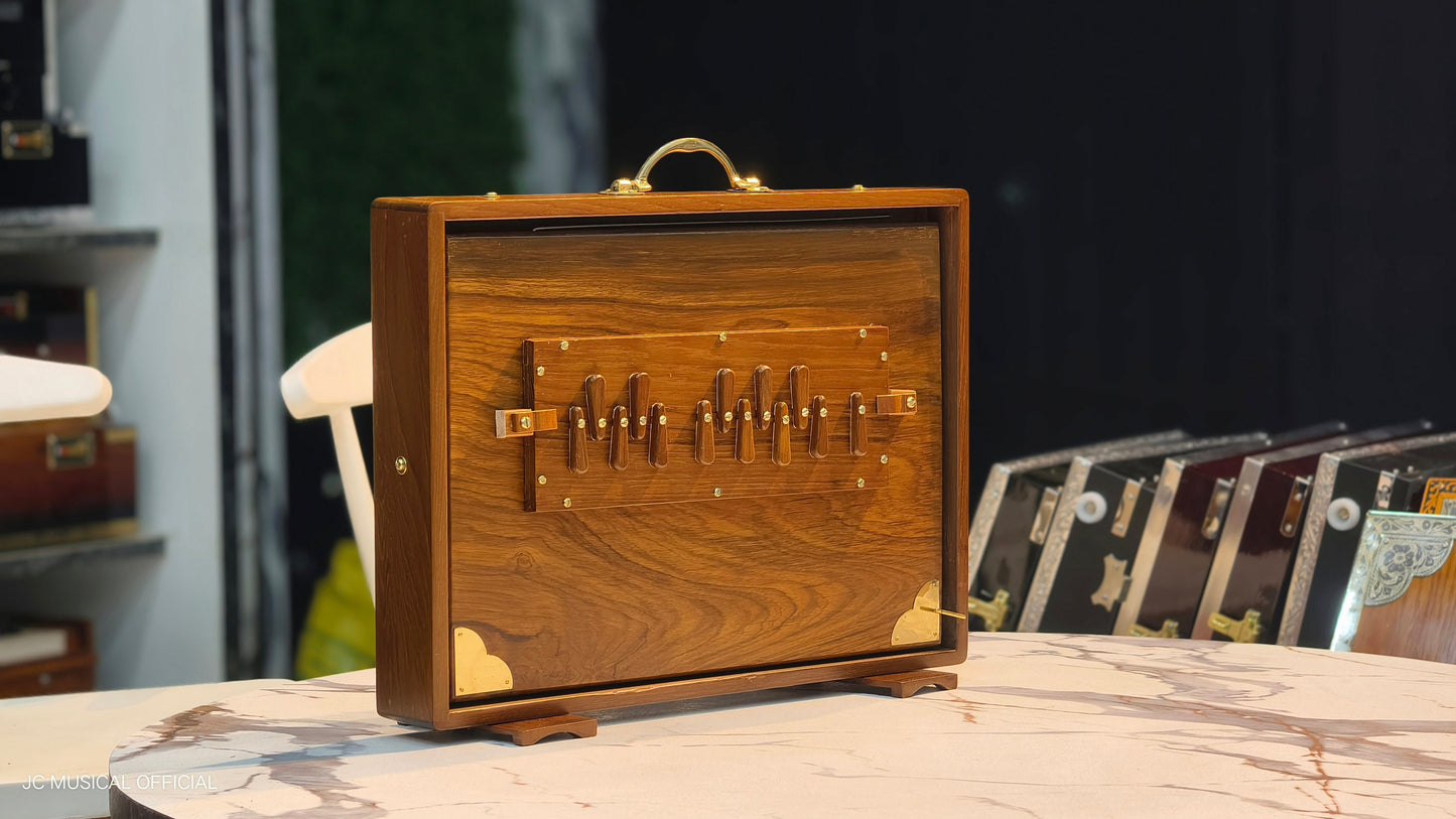 SHRUTI BOX 1LINE with all wooden premium accessories..C TO C..16×12inch big size