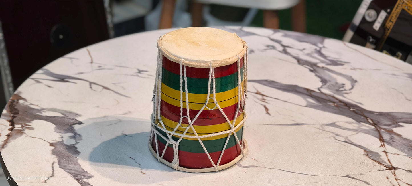 Hand Made Colorful Indian Mini Dholak Drum| Dholki Damru