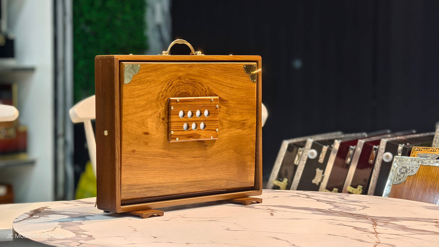 SHRUTI BOX 1LINE with all wooden premium accessories..C TO C..16×12inch big size
