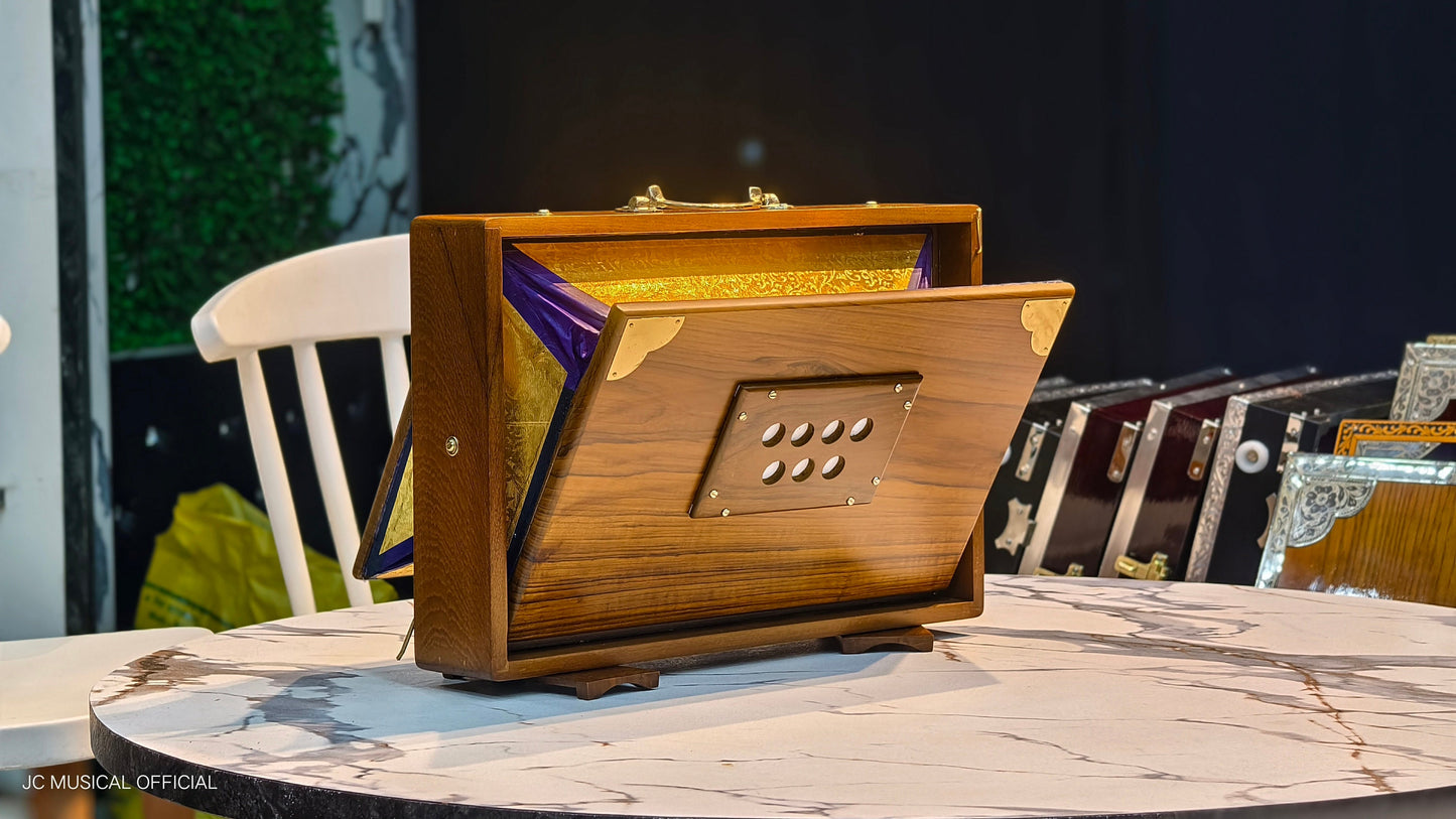 Wooden Shruti Box| One octeve medium size|C3-C4 Lower Octave