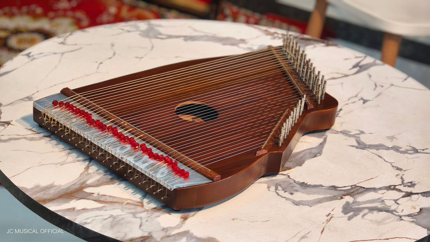 Paloma Swarmandal - Brown Mat Finish with Hardcase