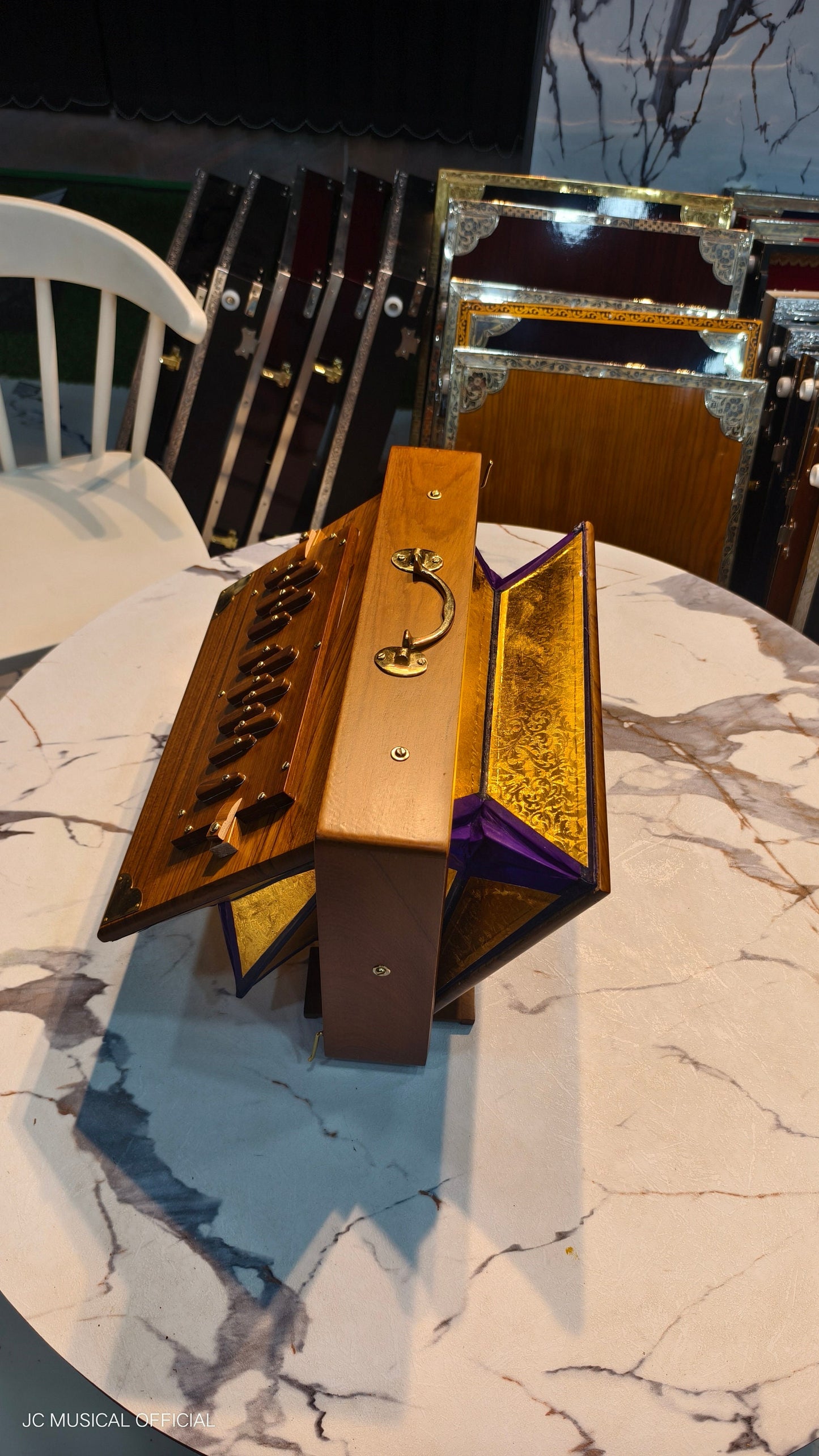 Wooden Shruti Box| One octeve medium size|C3-C4 Lower Octave