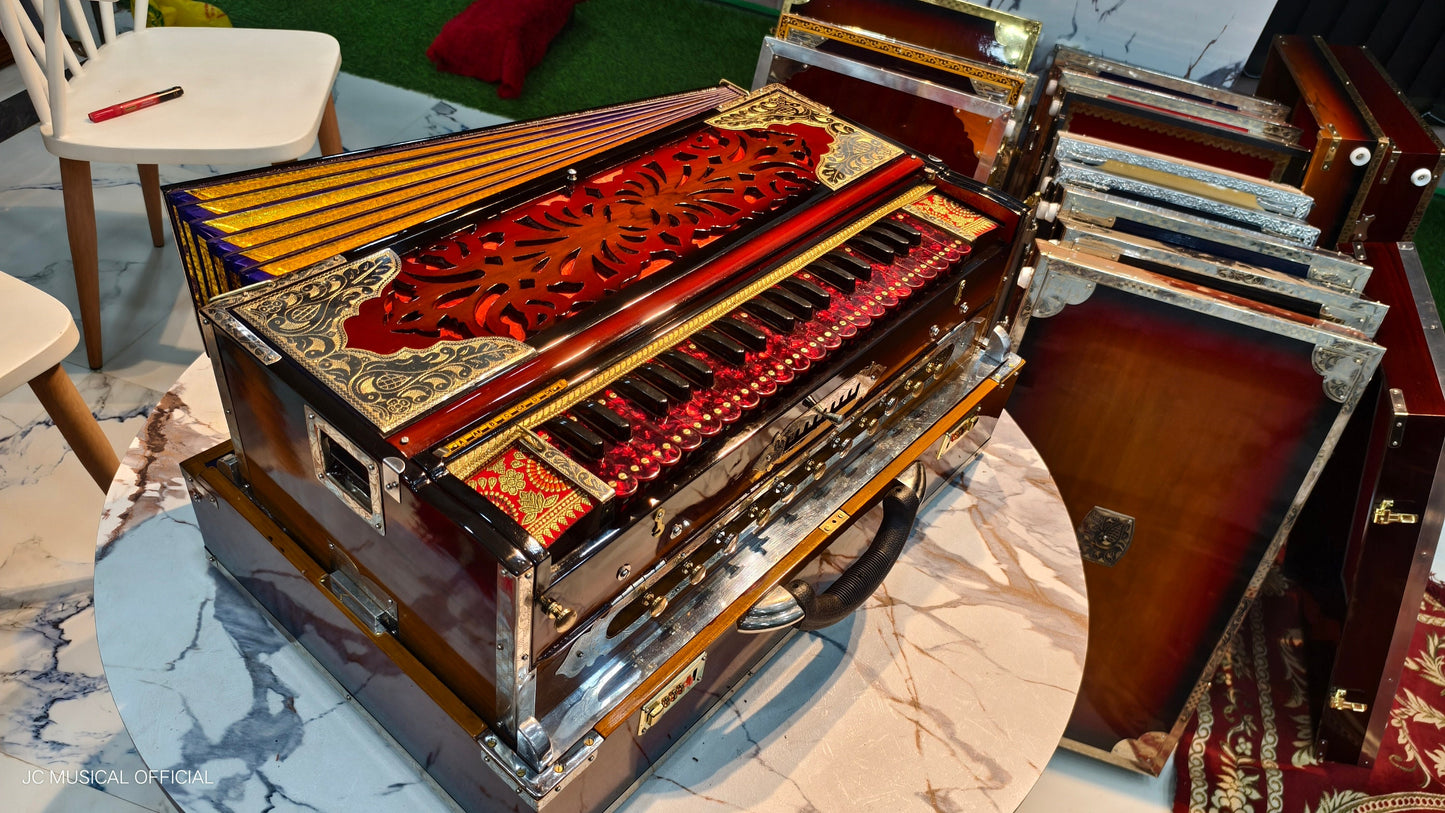 3line 9scale changer limited RED edition with SUNBURST colour and custom nameplate