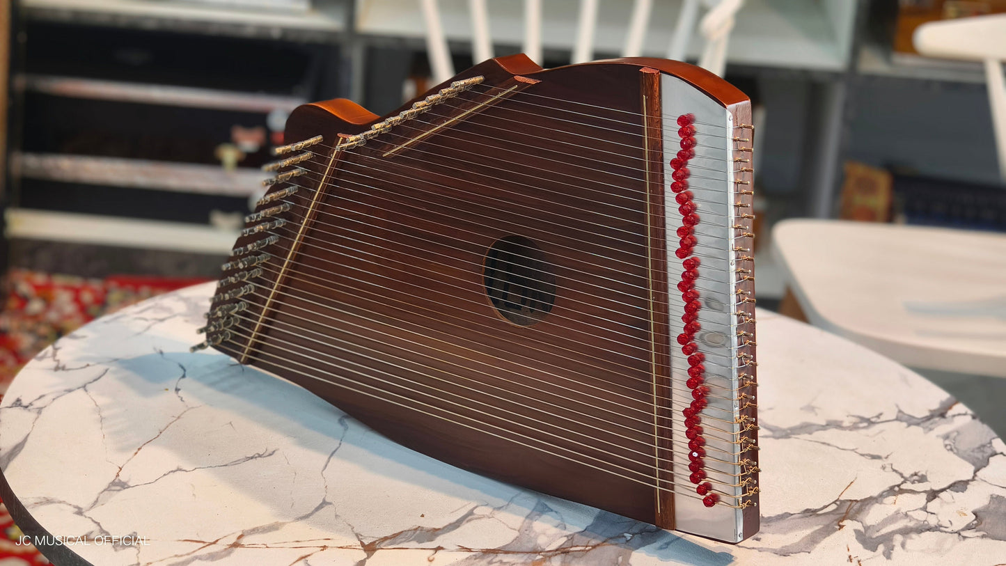 Paloma Swarmandal - Brown Mat Finish with Hardcase