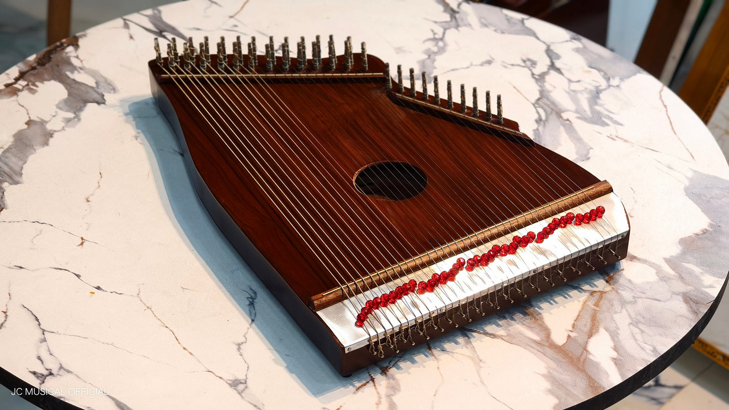 Paloma Swarmandal - Brown Mat Finish with Hardcase