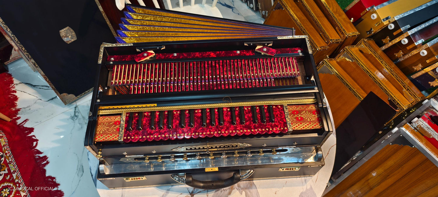 4line 13scale Mat black colour with entic red Selilite andcustomised name cutting facility