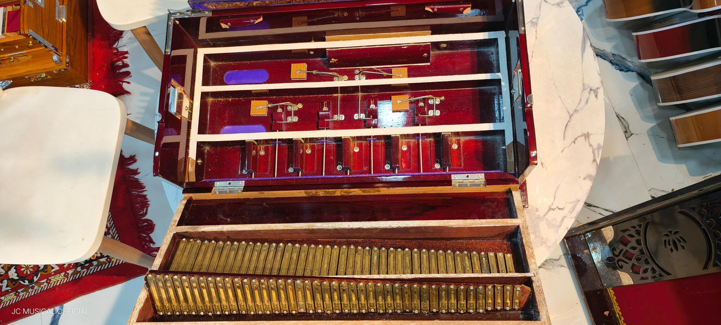 GERMAN JUBILATE ORIGINAL Reed 2Line Harmonium.. Mahagony glossy finish