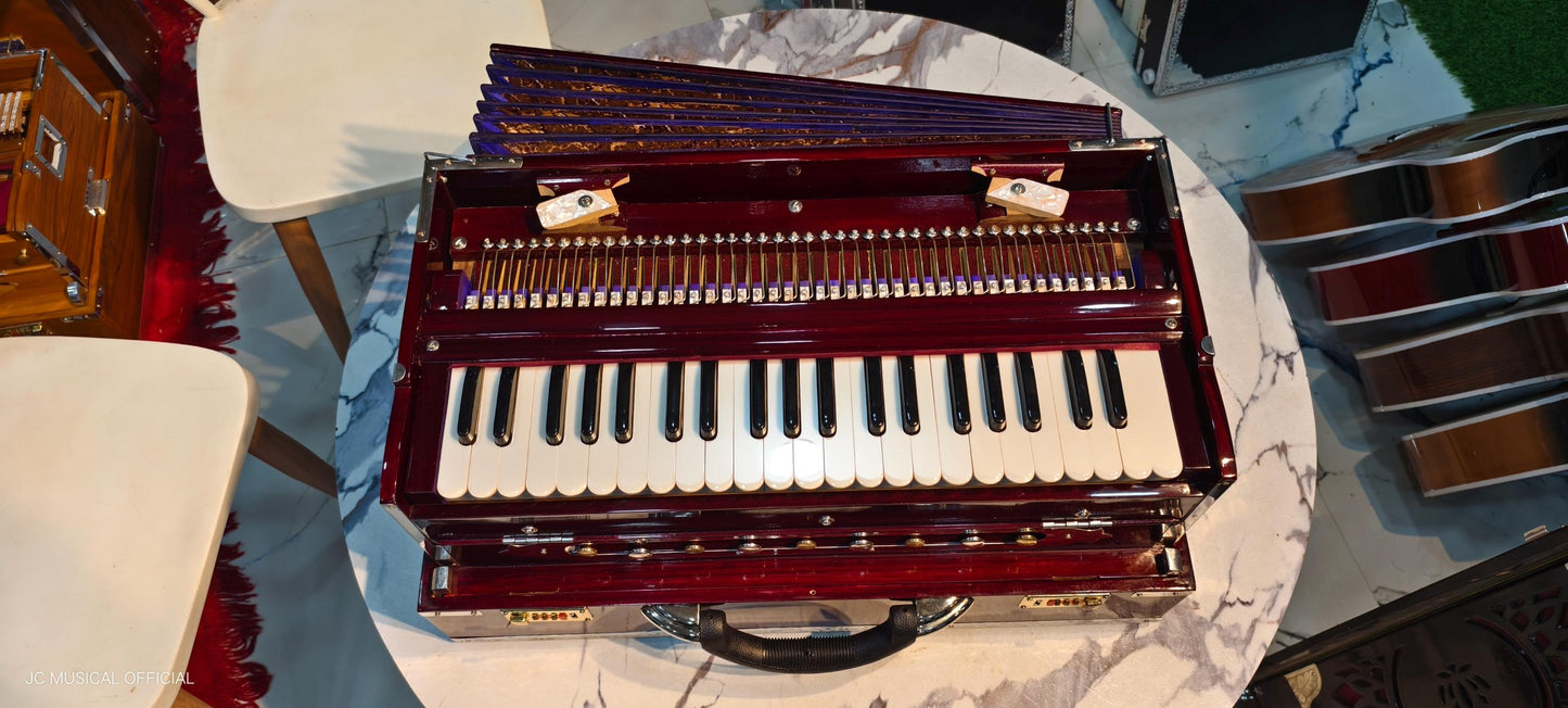 GERMAN JUBILATE ORIGINAL Reed 2Line Harmonium.. Mahagony glossy finish