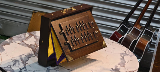 2-Octave Professional Shruti Box | Brown Mat Finish, Teakwood