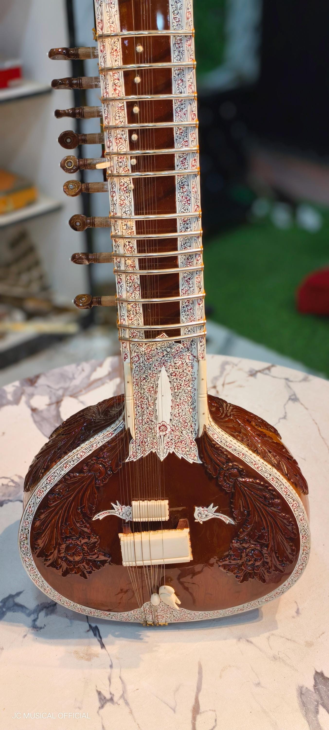 Professional Ravishankar Style Sitar with Hard Case