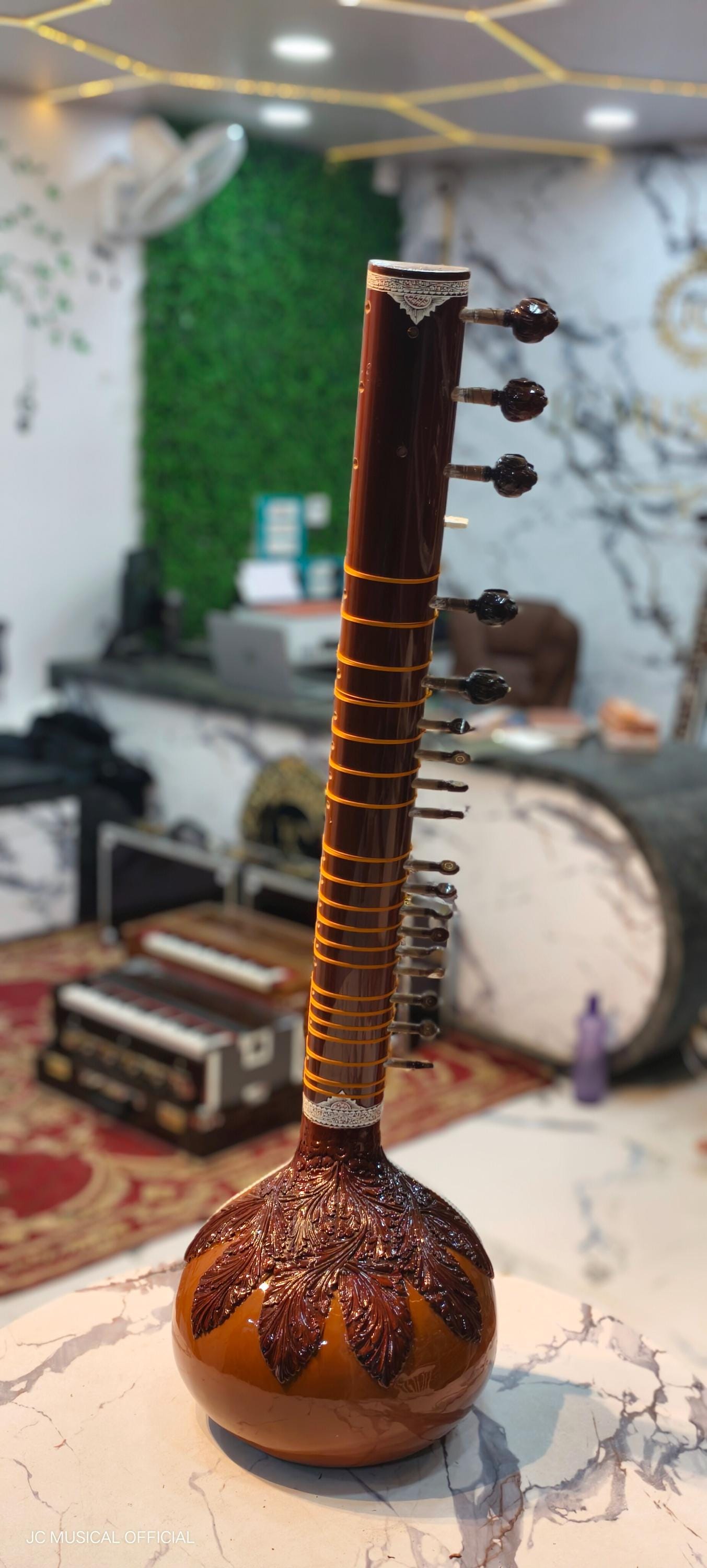 Professional Ravishankar Style Sitar with Hard Case