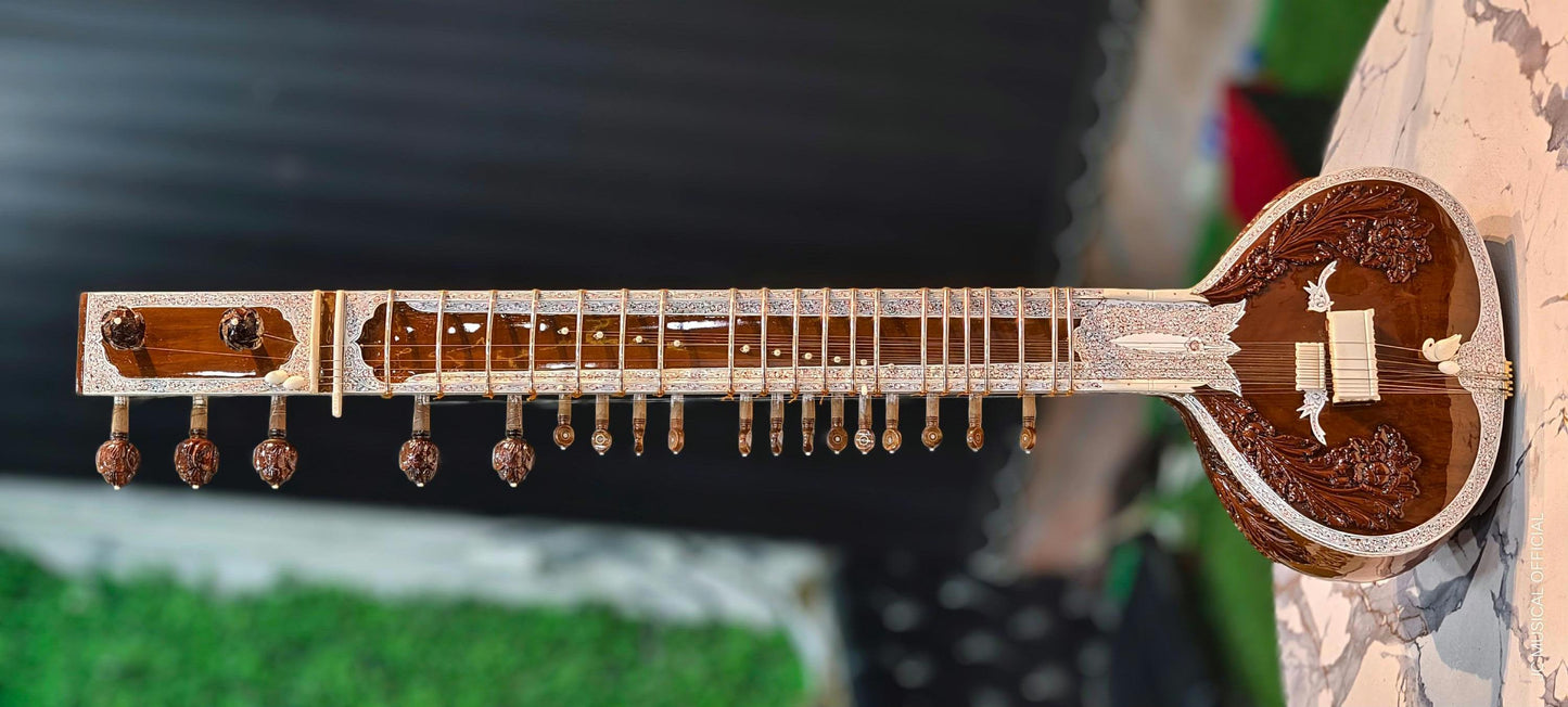 Professional Ravishankar Style Sitar with Hard Case