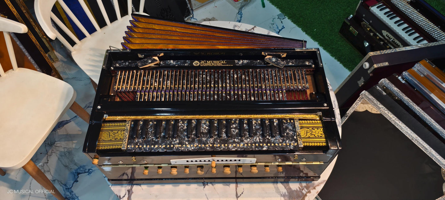 4LINE 13Scale changer DS RAMSINGH Model Harmonium Standing body