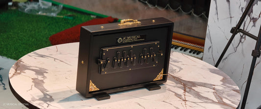 Matte Black Shruti Box | One octevemedium size, Lower Octave C to C