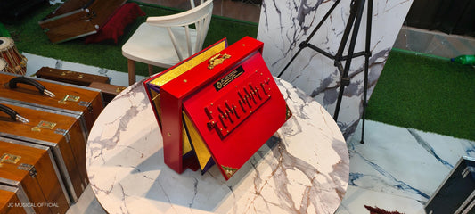 Red Shruti Box, 1 Octave Big size , Lower Octave C to C