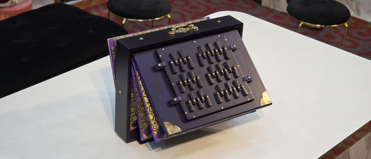 3LINE SHRUTI BOX/ PURPLE Gold edition Premium quality