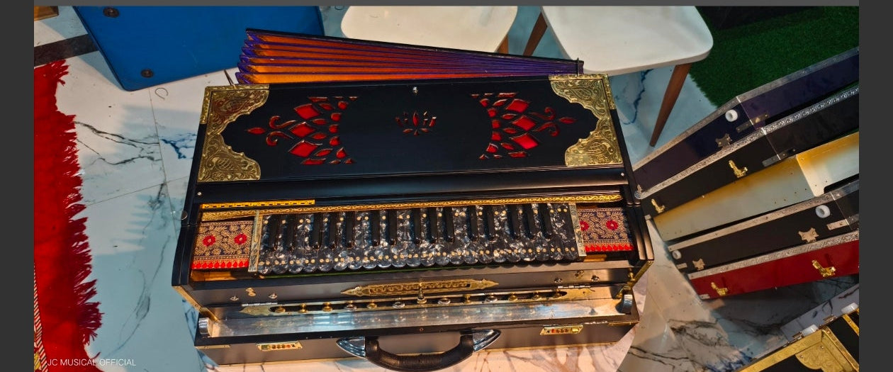 3LINE 13 SCALE CHANGER GERMAN REED HARMONIUM FOLDING TYPE BLACK EDITION