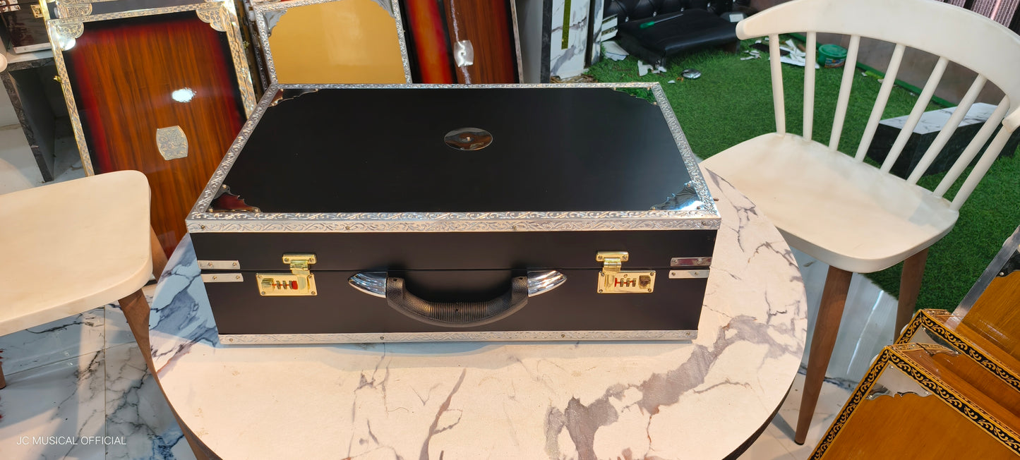 2LINE BLACK BEAUTY Harmonium 3.5 Octeve professional quality folding box type